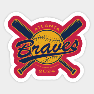 Braves 24 Sticker